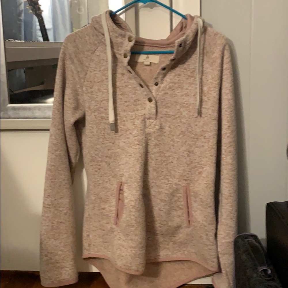 Button down hoodie